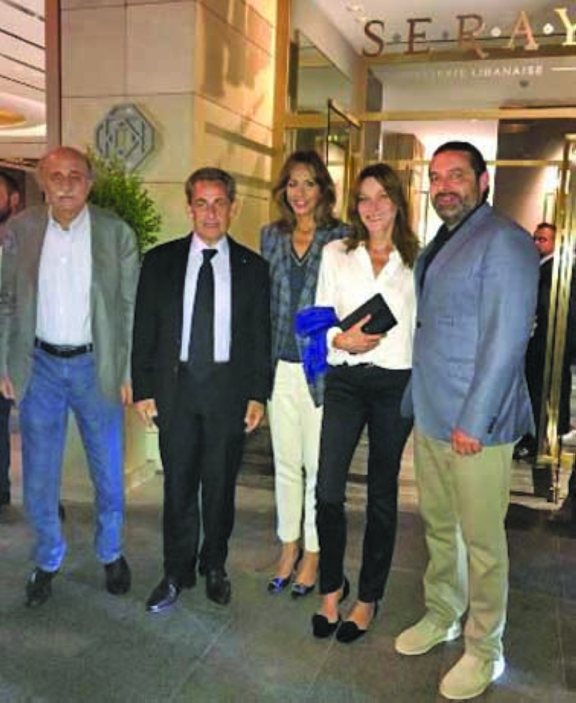 ساركوزي: نثق بقدرة اللبنانيين على تجاوز الظروف الصعبة