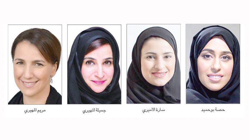 4 وزيرات إماراتيات : تمكين المرأة أساس النجاح