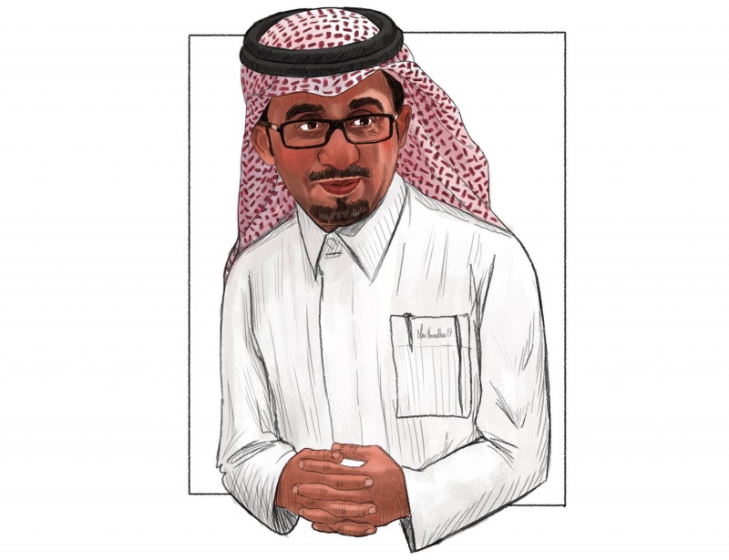 بدر العساكر تنموي يؤمن بالعلم بالقرب من ولي العهد السعودي