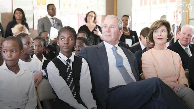 القارة السمراء تفضل بوش الابن على أوباما وكلينتون