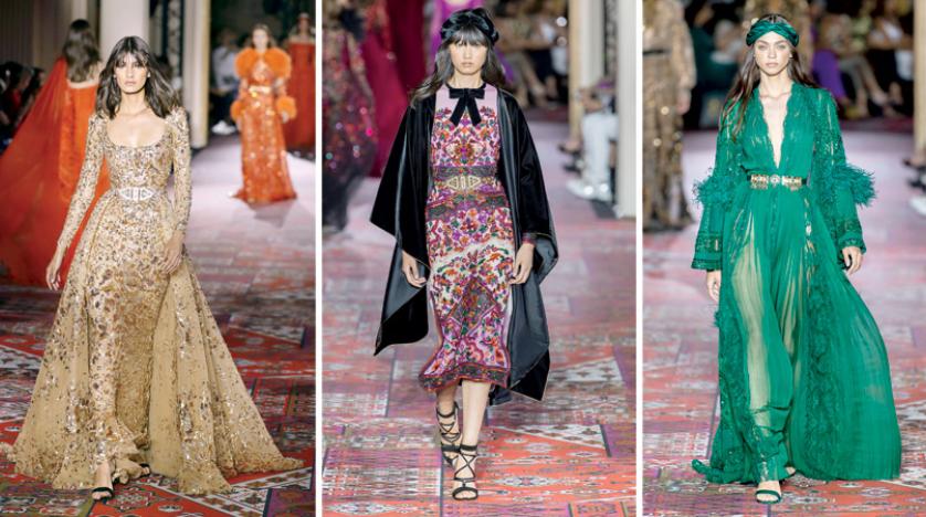 مراكش .. تشكيلة أزياء تحنّ إلى السبعينات وليالي الأندلس