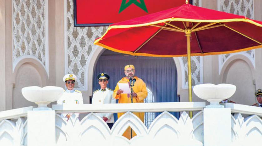  ملك المغرب يترأس حفل الولاء في القصر الملكي بتطوان 