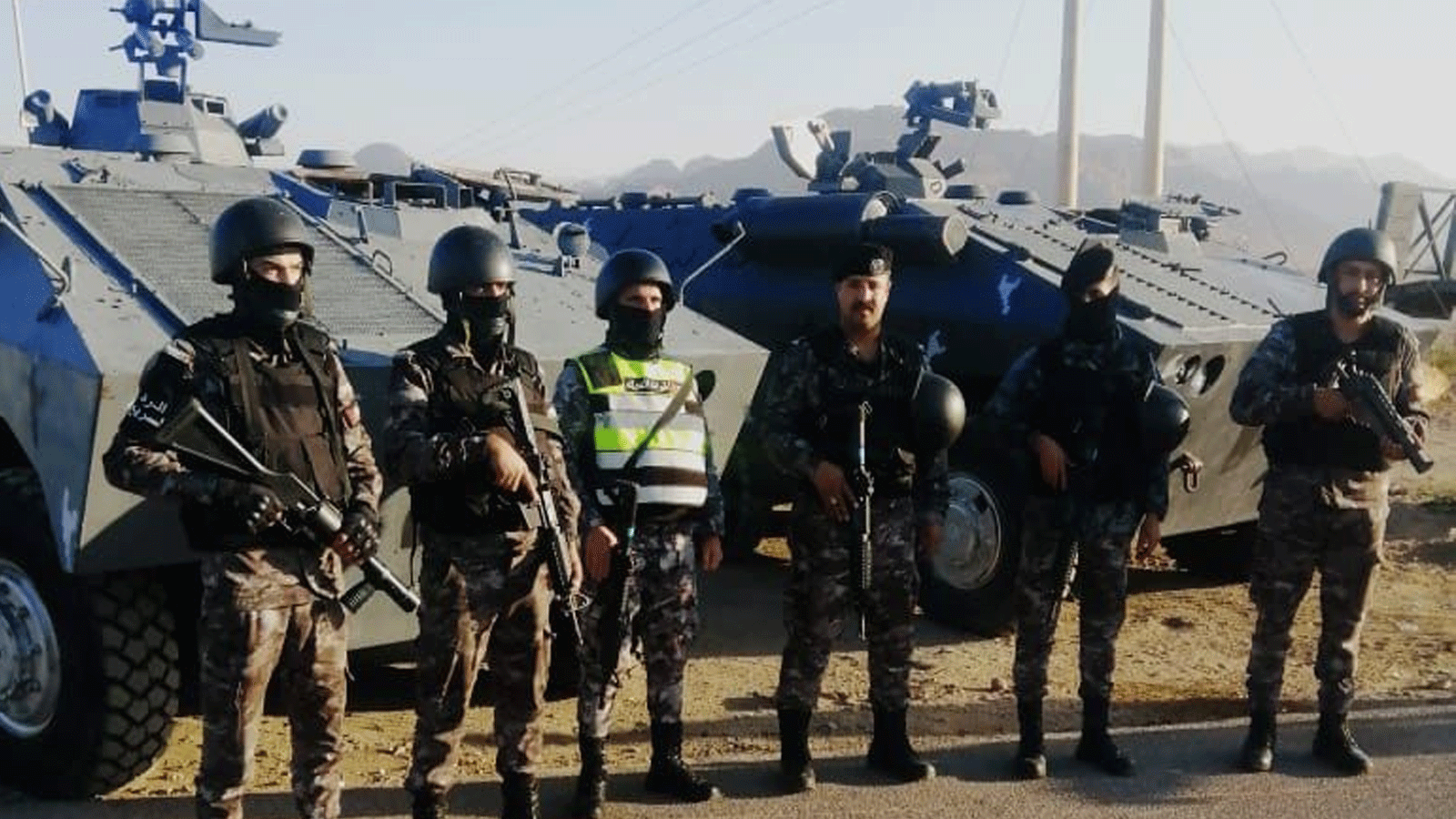 قوات الأمن الأردنية تنتشر لتأمين حماية المواطنين(بترا)