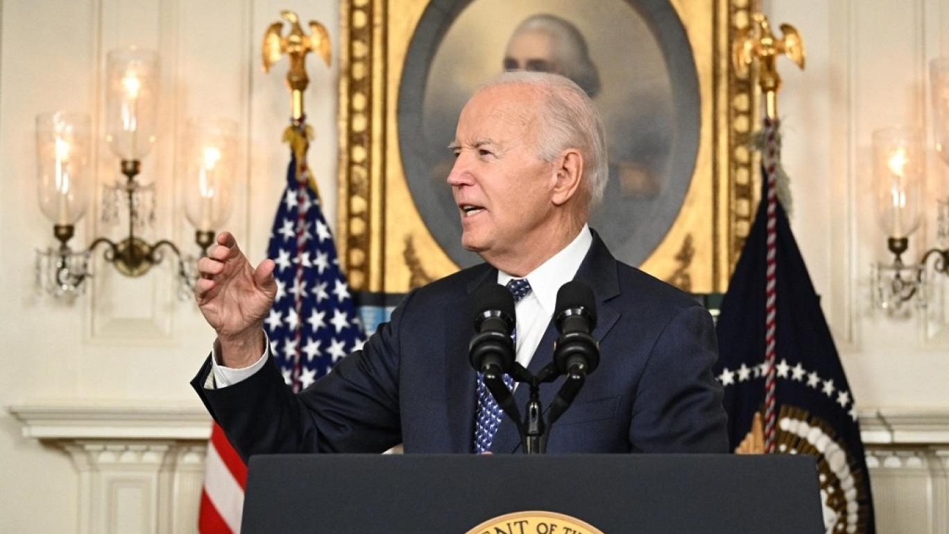  الرئيس الأميركي جو بايدن يرد على أسئلة حول إسرائيل في 8 فبراير 2024