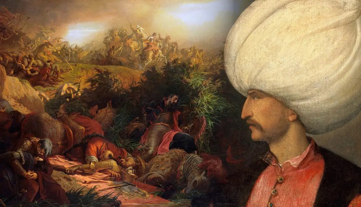 لوحة تصور السلطان العثماني سليمان القانوني