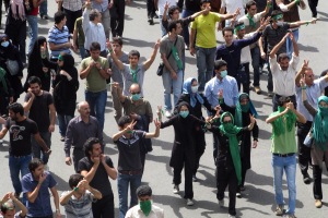 أنصار المعارضة خلال إحدى التظاهرات