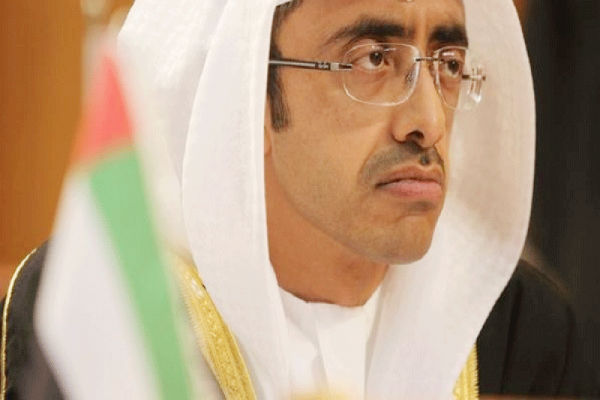 عبدالله بن زايد وزير خارجية الإمارات 