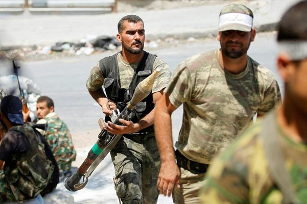 مقاتلون إسلاميون في الغوطة الشرقية