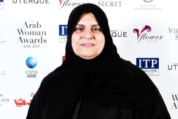 رجاء عيسى القرق الفائزة بجائزة إنجاز العمر