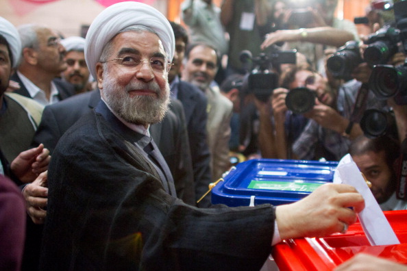 المرشح المعتدل الإصلاحي حسن روحاني
