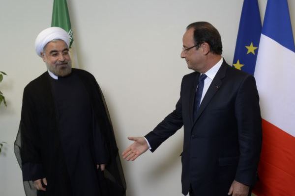 مع الرئيس الإيراني حسن روحاني