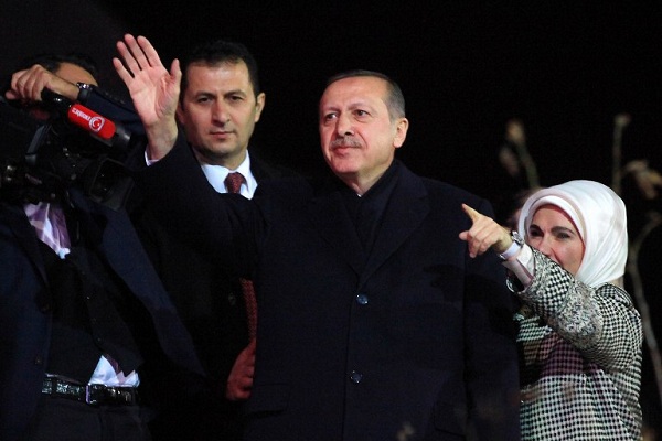 اردوغان وزوجته