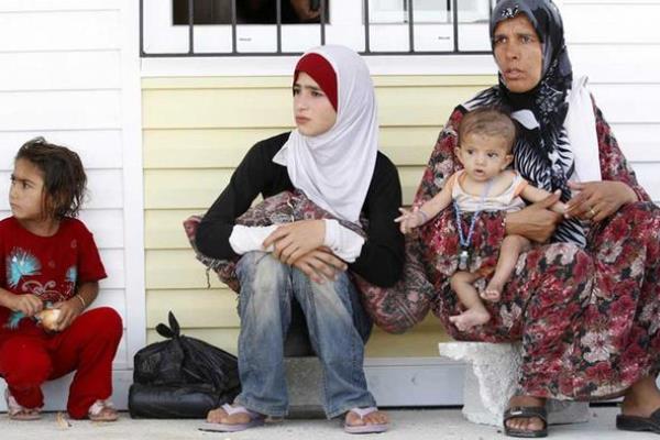 عائلة سورية لاجئة في العراق