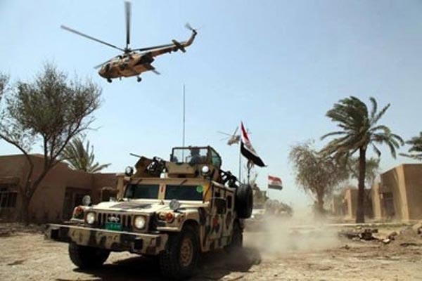 قوات عراقية مدعومة بالطائرات في الأنبار