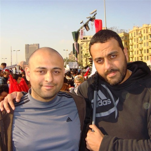 في ميدان التحرير أثناء ثورة 25 يناير - فايسبوك