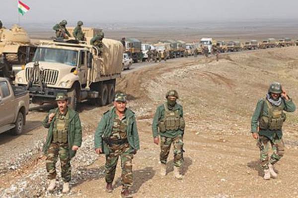قوات من البيشمركة الكردية العراقية