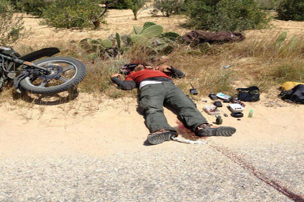صورة قتيل في عملية سابقة للجيش المصري نشرها المتحدث العسكري