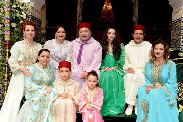 مولاي رشيد في صورة عائلية- نقلا عن وكالة المغرب العربي للأنباء 