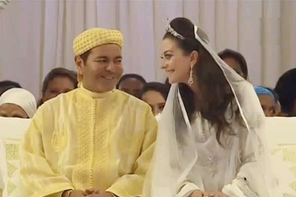 الأمير مولاي رشيد وزوجته في ليلة الزفاف