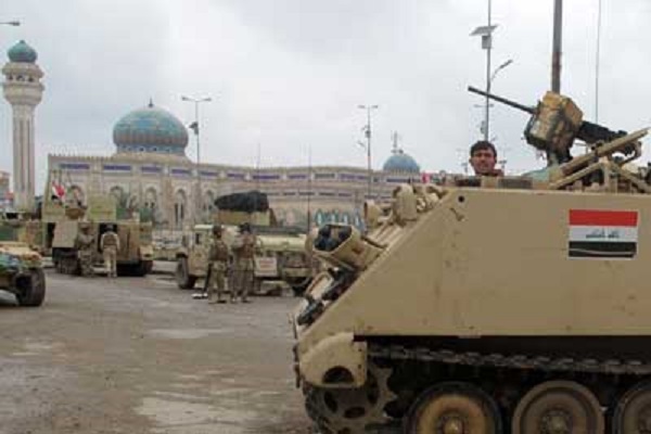 قوات عراقية في وسط الرمادي