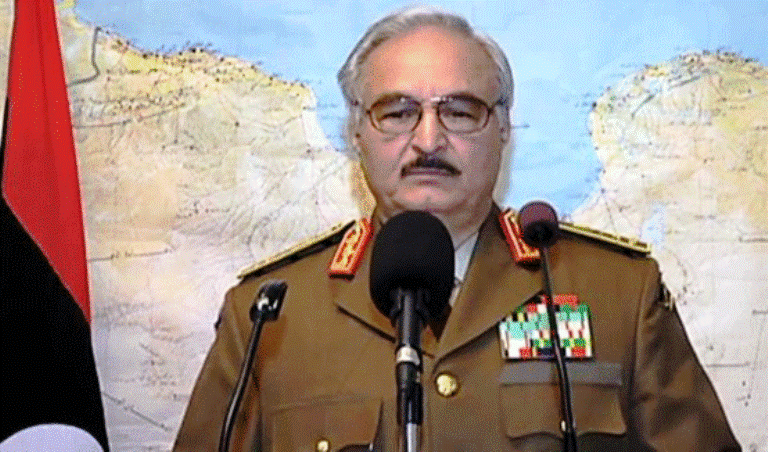 الجنرال الليبي خليفة حفتر 