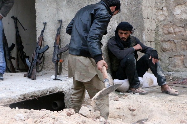 مقاتلو داعش انسحبوا من اعزاز حيث تسيطر المعارضة