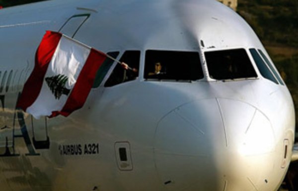 طائرة الخطوط الجوية اللبنانية