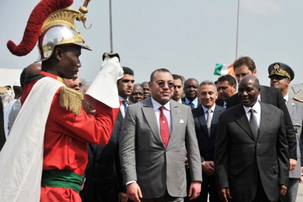 العاهل المغربي ورئيس وزراء ساحل العاج