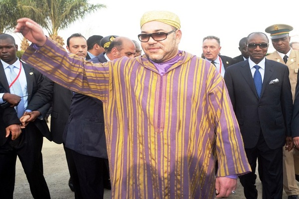 الملك المغربي خلال جولته الأفريفية