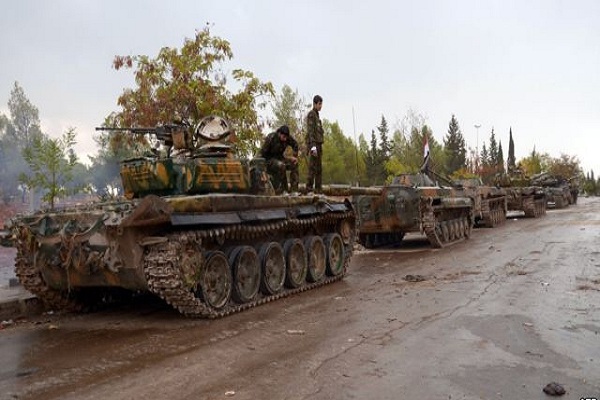 دبابات سورية في الرقة