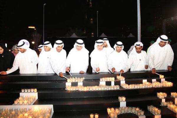 دبي تشهد مشاركة مميزة في فعاليات ساعة الأرض 2014