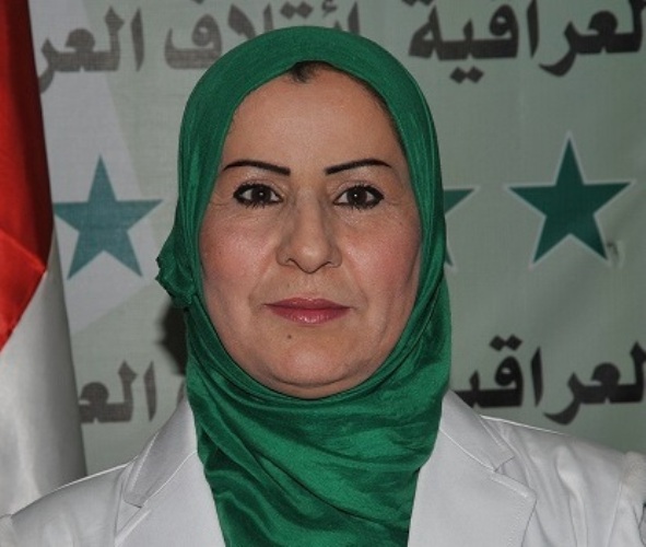 النائبة وصال سليم عن ائتلاف متحدون للاصلاح 