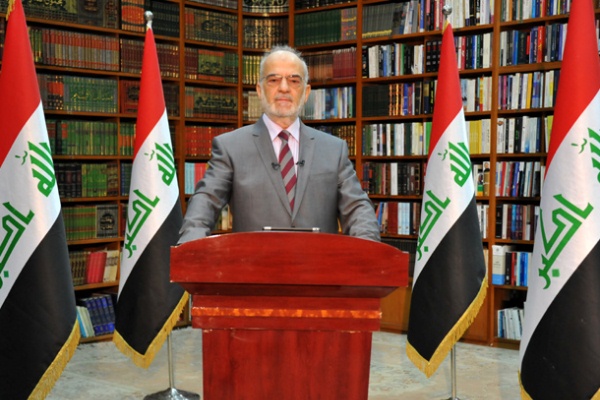 الجعفري موجهًا خطابًا الى العراقيين قبيل انطلاق انتخاباتهم البرلمانية