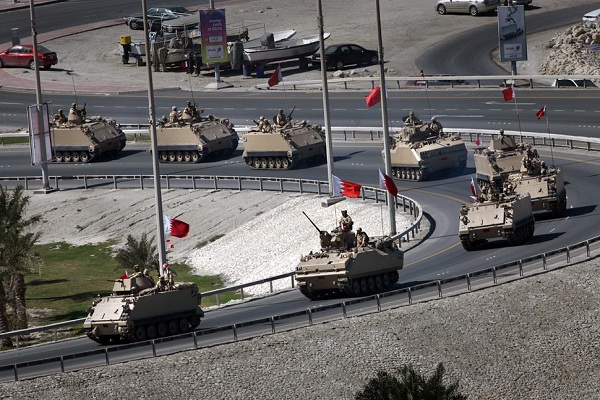 انفاق البحرين العسكري وصل 1.2 مليار دولار في 2013