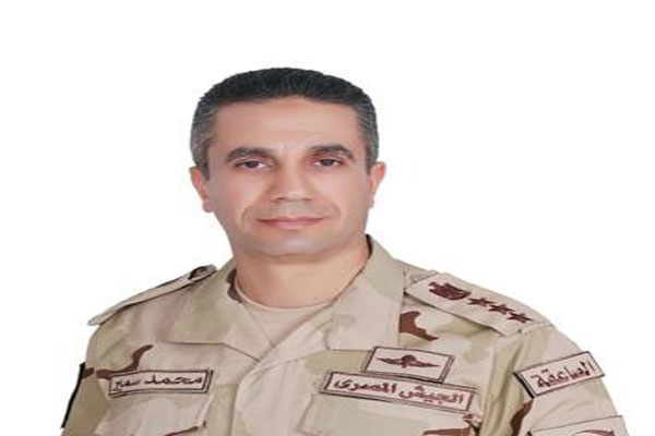 العقيد محمد سمير المتحدث باسم الجيش المصري