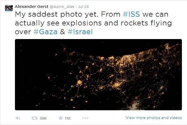 تغريدة رائد الفضاء ألكساندر غيرست الحزينة
