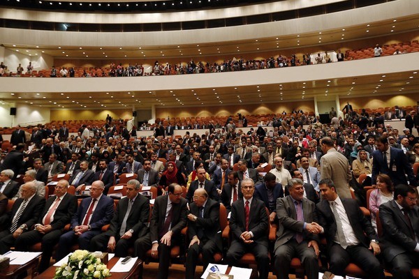 جلسة البرلمان العراقي الأولى في بغداد لعام 2014