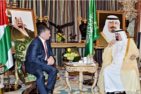 العاهل السعودي يستقبل الملك عبدالله الثاني في جدة
