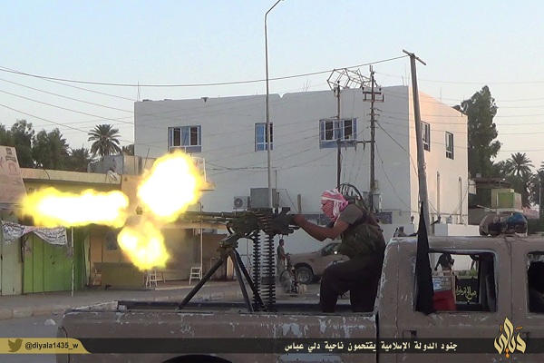  احد مقاتلي داعش في ناحية دلي عباس بمحافظة ديالى