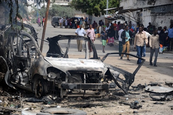 تفجير السيارة المفخخة في مقديشو