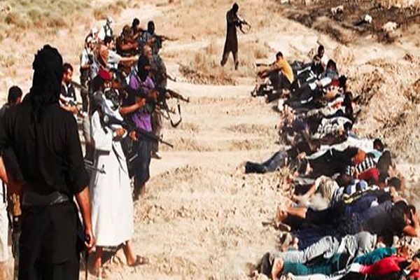 داعش عمليات اعدام ضحايا سبايكر