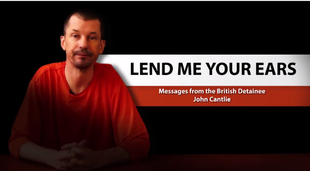 جون كانتلي كما ظهر في فيديو داعش