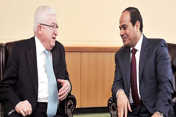 الرئيس العراقي فؤاد معصوم التقى السيسي على هامش اجتماعات الجمعية العمومية للامم المتحدة