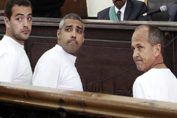 صحافيو الجزيرة السجناء في مصر 