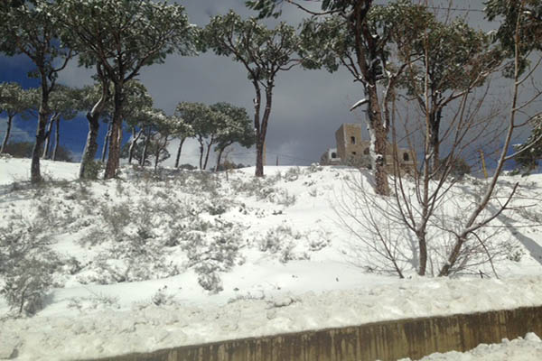 الثلوج في لبنان- عدسة ايلاف