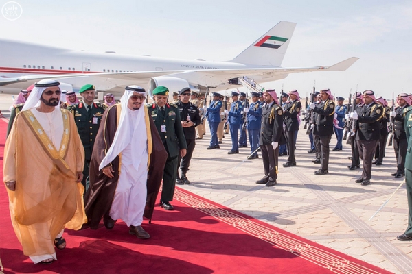 الملك سلمان يستقبل نائب رئيس دولة الإمارات العربية المتحدة رئيس مجلس الوزراء حاكم دبي 