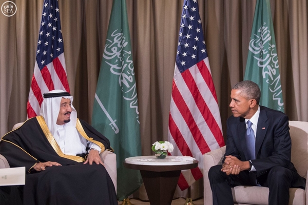 من لقاء العاهل السعودي مع الرئيس الاميركي