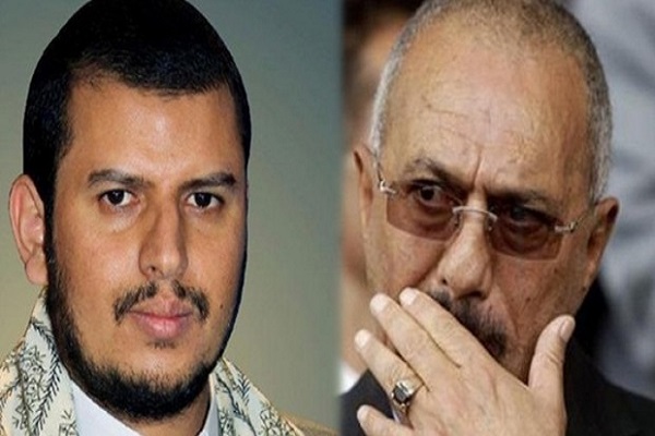 علي عبد الله صالح وعبد الملك الحوثي