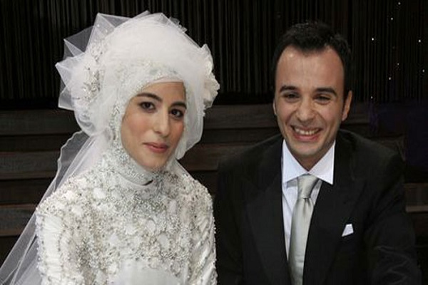 لقطة من زفاف ابنة اردوغان اسراء وزوجها وزير الطاقة الجديد