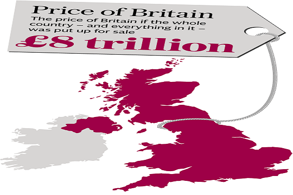 بريطانيا برمتها تساوي 8 ترليون جنيه استرليني